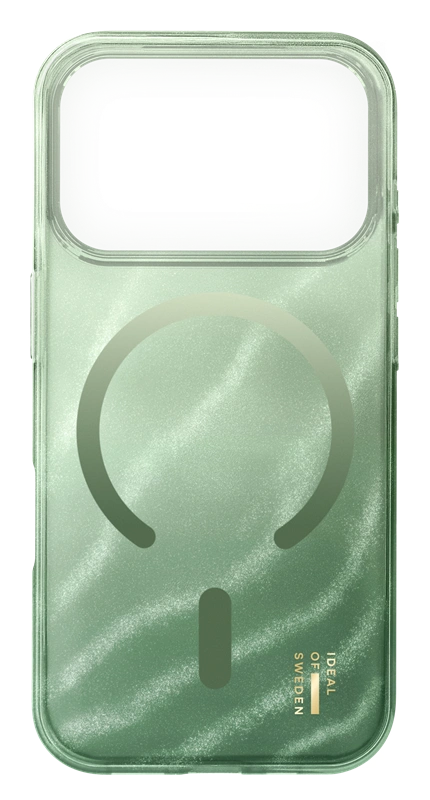 Ideal of Sweden iPhone 17 Pro Max dėklas - Glitter Glow, Sage Green, 1 nuotrauka